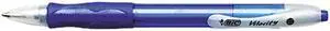 BIC Velocity Retractable Ballpoint Pen, Blue Ink, Medium (Dozen)