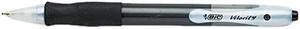 BIC Velocity Retractable Ballpoint Pen, Black Ink, Medium (Dozen)