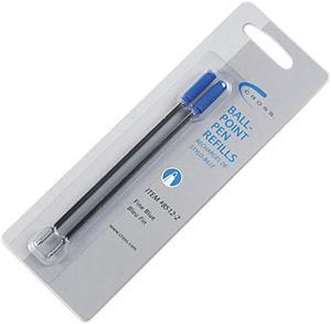 Cross 8512-2 Refills for Ballpoint Pens, Fine, Blue Ink, 2/Pack