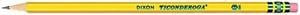 Dixon 13872 - Ticonderoga Woodcase Pencil, HB #2, Yellow Barrel, 96 Per Pack