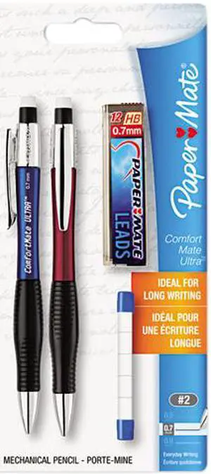 Paper Mate 1738796 Comfortmate Ultra Pencil Starter Set, Ast Brl; 0.70 mm, Ref