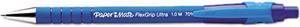 Paper Mate FlexGrip Ultra Retractable Ball Pen, Blue Ink, Medium, 1.0 mm (Dozen)
