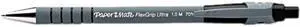 Paper Mate FlexGrip Ultra Retractable Ball Pen, Black Ink, Medium, 1.0 mm (Dozen)