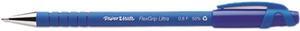 Paper Mate FlexGrip Ultra Stick Ball Pen, Blue Ink, Fine, 0.70 mm (Dozen)