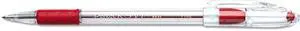 Pentel BK90-B R.S.V.P. Ballpoint Stick Pen, Red Ink, Fine, Dozen