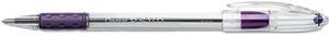Pentel BK90-V R.S.V.P. Ballpoint Stick Pen, Violet Ink, Fine, Dozen