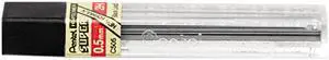 Pentel C505-2H Super Hi-Polymer Lead Refills, 0.5mm, 2H, Black, 12 Leads/Tube