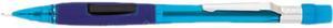 Pentel PD345TC Quicker Clicker Mechanical Pencil, 0.50 mm, Transparent Blue Barrel