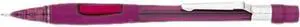 Pentel PD349TB Quicker Clicker Mechanical Pencil, 0.90 mm, Transparent Burgundy Barrel