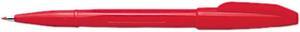 Pentel S520-B Sign Pen Porous Point Capped Water-Based Pen, Red Ink, Fine, Dozen