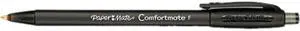 Paper Mate 6380187 ComfortMate Ballpoint Retractable Pen, Black Ink, Fine, Dozen