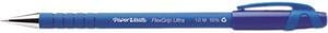 Paper Mate FlexGrip Ultra Stick Ball Pen, Blue Ink, Medium, 1.0 mm (Dozen)