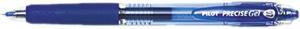 Pilot 15002 Precise Roller Ball Retractable Gel Pen, Blue Ink, Fine, Dozen
