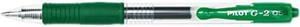 Pilot 31005 G2 Gel Roller Ball Pen, Retractable, Green Ink, 0.5mm Extra Fine, Dozen