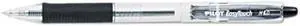 Pilot EasyTouch Retr Ballpoint Pen, Black Ink, Medium, 1.0 mm (Dozen)