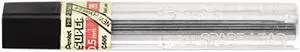 Pentel C505-2B Super Hi-Polymer Lead Refills, 0.5mm, 2B, Black, 12 Leads/Tube