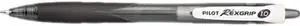 Pilot 32370 RexGrip BeGreen Ballpoint Retractable Pen, Black Ink, Medium, Dozen