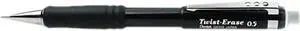 Pentel QE515A Twist-Erase III Mechanical Pencil, 0.50 mm, Black Barrel