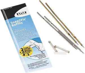 PM Company 05073 Refill for Preventa, MMF Kable & Sentry Counter Pens, Medium Pt, Black, 2/Pack