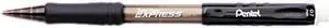 Pentel Twist-Erase EXPRESS Mechanical Pencil, 0.7 mm, Black Barrel (DZ)