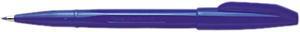 Pentel S520-C Sign Pen Porous Point Capped Water-Based Pen, Blue Ink, Fine, Dozen