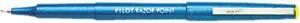 Pilot Razor Stick Porous Pen, Blue Ink, Extra Fine, 0.50 mm (Dozen)