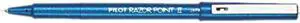 Pilot 11003 Razor Point II Porous Point Stick Pen, Blue Ink, Ultra Fine, Dozen