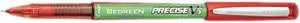 Pilot 26302 BeGreen Precise V5 Roller Ball Stick Pen, Red Ink, Extra Fine, Dozen
