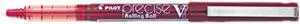 Pilot Precise V7 Stick Roller Ball Pen, Red Ink, Fine Point, 0.70 mm (Dozen)