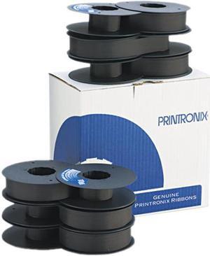 Printronix 107675007 Text Printer Ribbon, 50M Yield, Black, 6/box