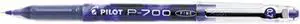 Pilot 38621 P-700 Roller Ball Stick Gel Pen, Purple Ink, Fine, Dozen