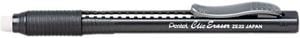 Pentel ZE22A Clic Eraser Pencil-Style Grip Eraser, Black