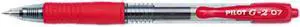 Pilot G2 Retractable Gel Ink Roller Ball Pen, Red Ink, Fine, 0.70 mm (Dozen)