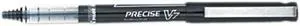 Pilot Precise V7 Stick Roller Ball Pen, Black Ink, Fine, 0.70 mm (Dozen)