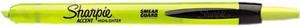 Sharpie 28025 Accent Retractable Highlighters, Chisel Tip, Fluorescent Yellow, 12/Pk