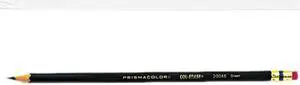 Prismacolor 20046 Col-Erase Pencil w/Eraser, Green Lead, Green Barrel, Dozen