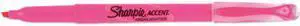 Sharpie Accent 27009 Accent Pocket Style Highlighter, Chisel Tip, Fluorescent Pink, 12/Pk
