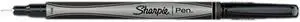 Sharpie 1742663 Plastic Point Stick Permanent Water Resistanat Pen, Black Ink, Fine, Dozen