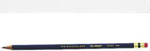 Prismacolor 20044 Col-Erase Pencil w/Eraser, Blue Lead, Blue Barrel, Dozen