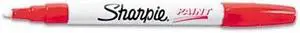 Sharpie 37302 Permanent Paint Marker, Fine Point, Red