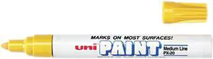 Sanford 63605 uni-Paint Marker, Medium Point, Yellow