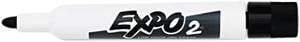 EXPO 82001 Low Odor Dry Erase Marker, Bullet Tip, Black, Dozen