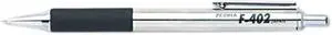 Zebra 29210 F-402 Ballpoint Retractable Pen, Black Ink, Fine