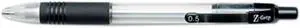 Zebra 52310 Z-Grip Mechanical Pencil, 0.50 mm, Clear Barrel, 12/Pack