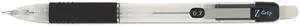 Zebra 52410 Z-Grip Mechanical Pencil, 0.70 mm, Clear Barrel, 12/Pack