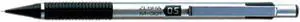 Zebra 54010 M-301 Mechanical Pencil, 0.50 mm, Stainless Steel w/ Black Accents Barrel