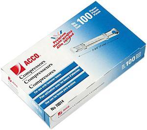 Acco 70014 Compressors for File Fastener Prong Bases, 100/Box