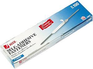 Acco 70021 Premium Self-Adhesive Paper File Fasteners, Two Inch Capacity, 100/Box
