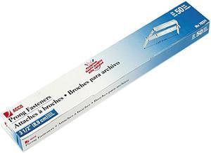 Acco 70324 Two-Piece Paper Fasteners, 3-1/2 Inch Capacity, 2-3/4 Inch Center, 50/Box
