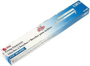 Acco 70424 Two-Piece Paper Fasteners, 3-1/2 Inch Capacity, 4-1/4 Inch Center, 50/Box